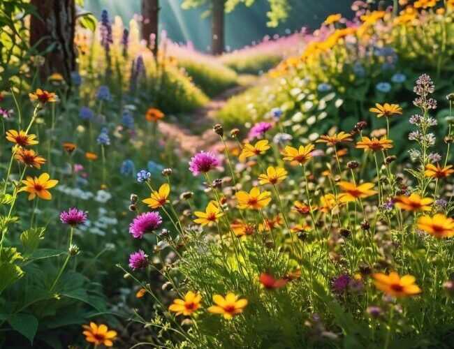 Jak stworzyć ogród dzikich kwiatów pełen kolorów?