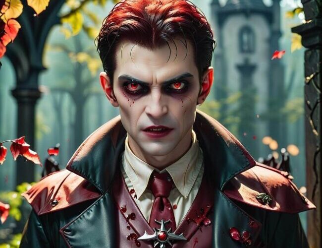 Legendy o krwawych wampirach w literaturze.