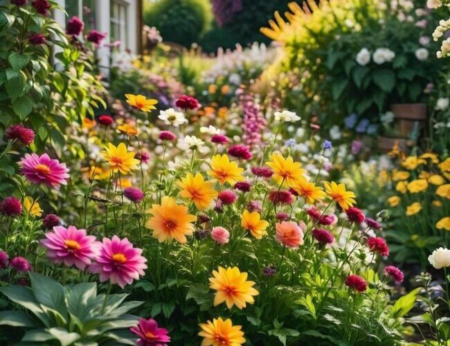 Jak stworzyć idealną mieszankę kwiatów do ogrodu?