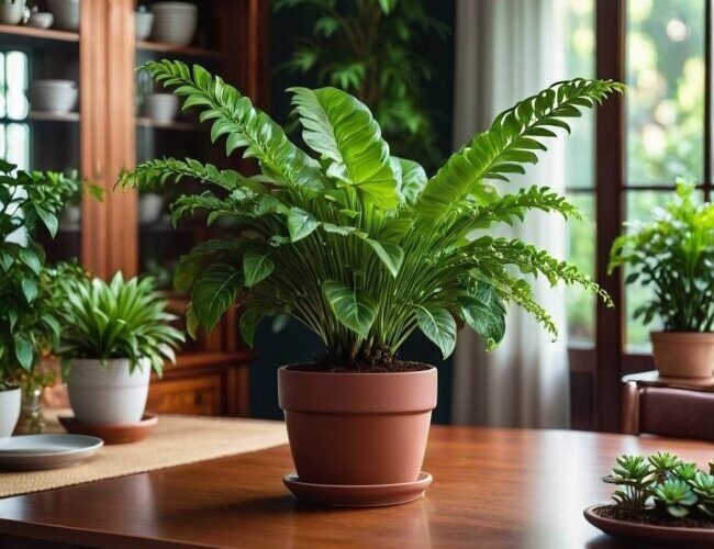 Jakie rośliny postawić na stole w jadalni?