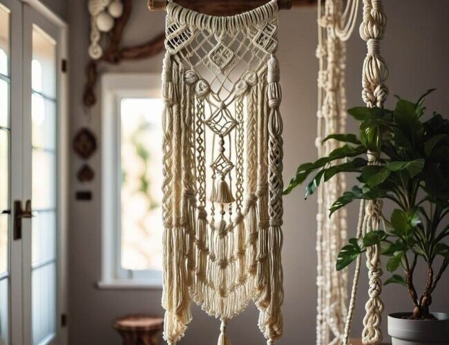 Makrama w wystroju wnętrz – jak ją wykorzystać?