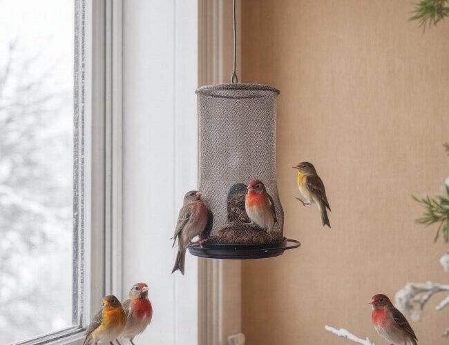 Karmnik dla ptaków na parapet – Przewodnik po najlepszych opcjach na zimę